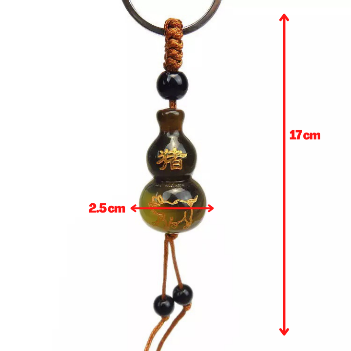 Móc Khóa Hồ Lô 12 Con Giáp